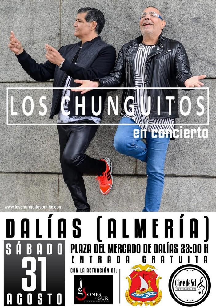 Dalías abrirá la programación para las Fiestas con el concierto de Los Chunguitos y Sones del Sur