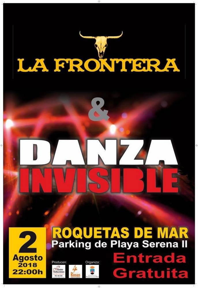 “Danza Invisible” y “La Frontera” actuarán el próximo viernes en Playa Serena II
