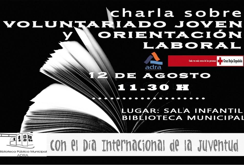 La Biblioteca de Adra celebra el 12 de agosto el Día de la Juventud con una charla-coloquio sobre voluntariado