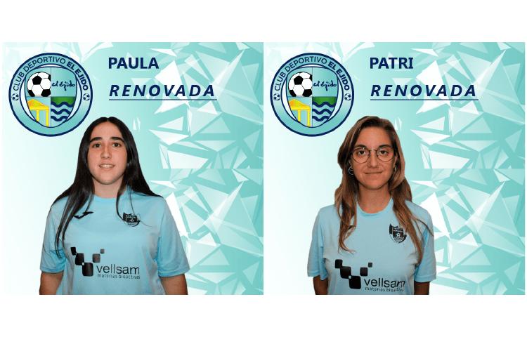 Paula y Patri volverán a vestir de celeste esta próxima temporada