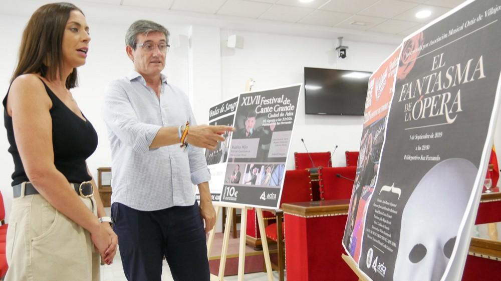 Los finalistas de La Voz Sénior, el Festival de Cante Grande y El Fantasma de la Ópera darán paso a la Feria de Adra 2019