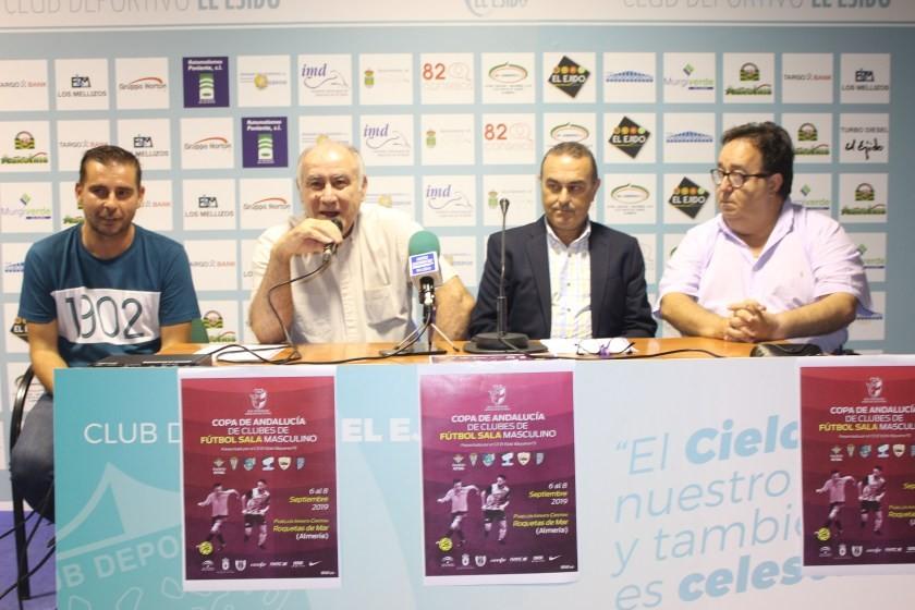 El CD El Ejido, anfitrión de la Copa de Andalucía Sénior Masculina de Fútbol Sala