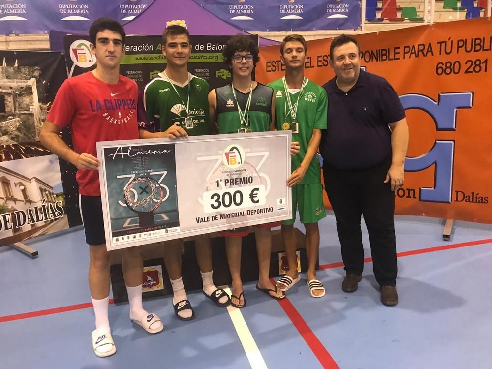 El Circuito de Baloncesto 3x3 ‘Costa de Almería’ finaliza en Dalías con los campeones provinciales