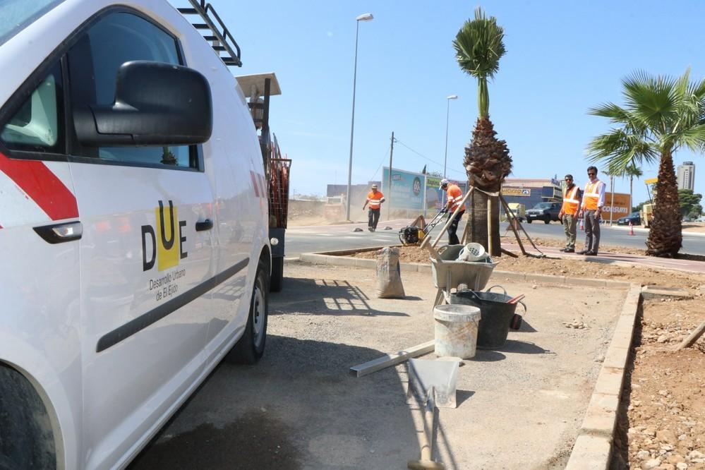 Concluye el proyecto de construcción de la rotonda en la avenida El Treinta