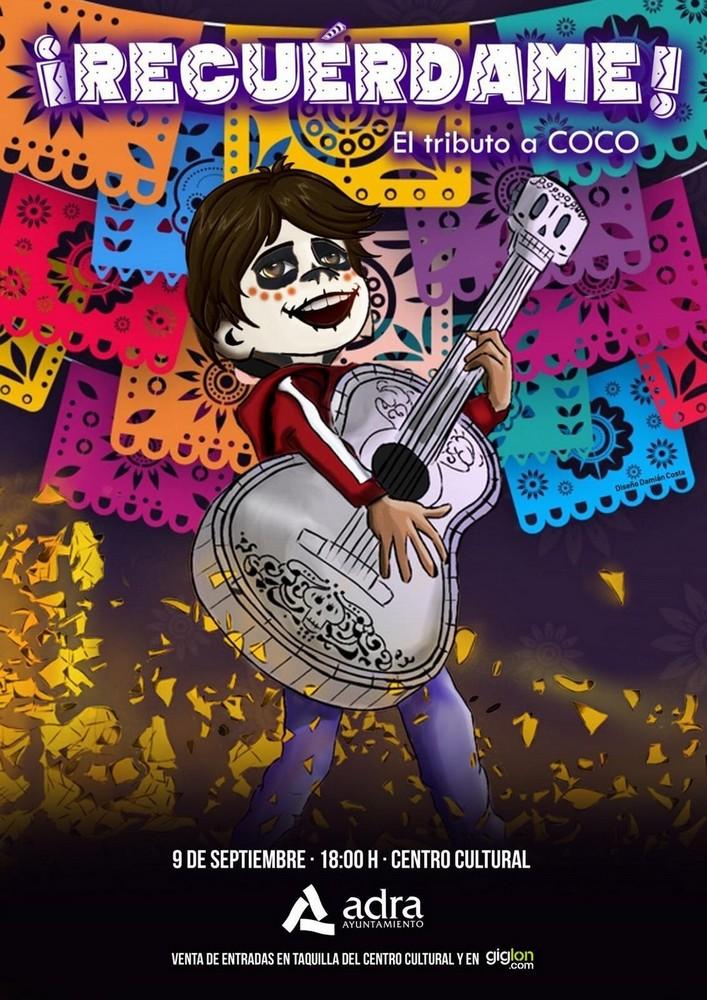 ‘¡Recuérdame! El tributo a Coco’ llega al Centro Cultural de Adra el próximo lunes 9 de septiembre