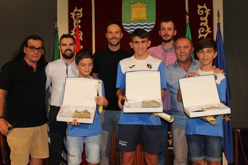 Juan Carlos Acién, Germán Lirola y Jaime Medina, galardonados en los Premios del Deporte Ejidense