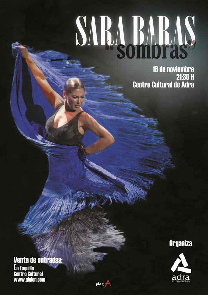 Sara Baras presenta su último trabajo ‘Sombras’ en el Centro Cultural de Adra el próximo 16 de noviembre