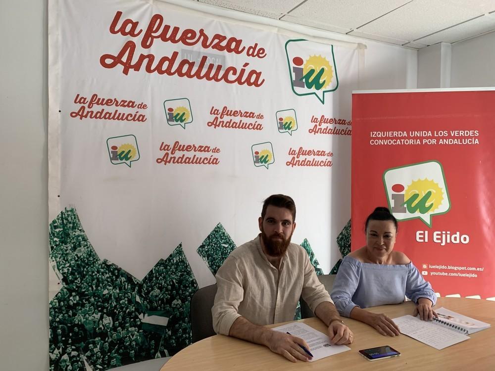 IU El Ejido desconvoca la manifestación prevista para este miércoles por la decisión de Góngora de no abandonar el Sistema VIOGEN