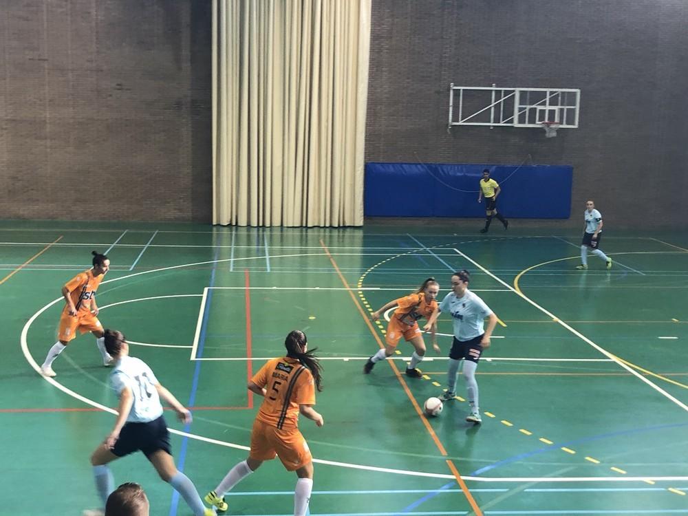 La victoria se les resiste a las celestes de fútbol sala que empatan a 1 ante el Roldán B