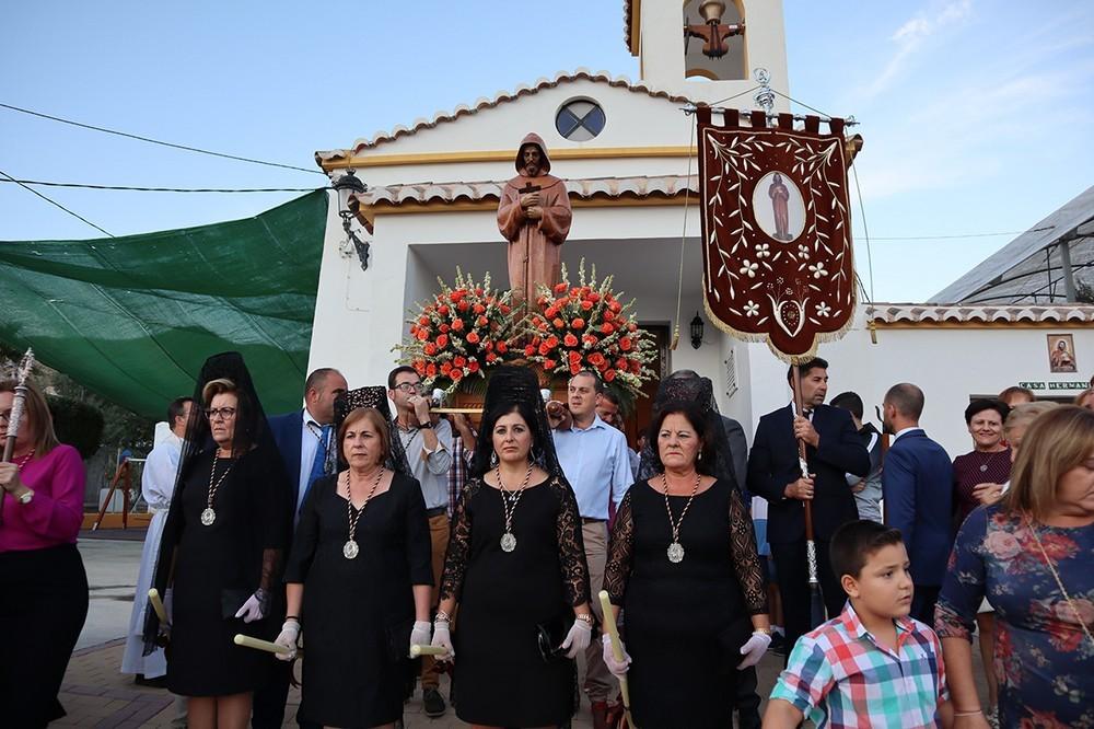 Las fiestas de Peñarrodada finalizan con la procesión de San Francisco de Asís