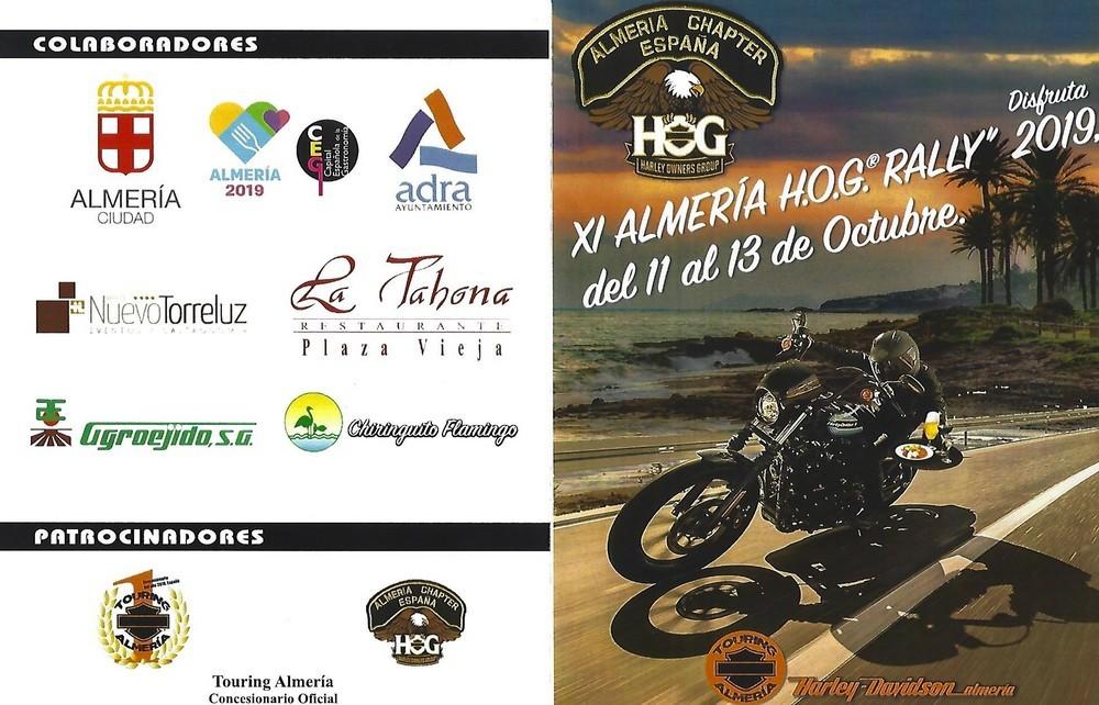 Casi un centenar de Harley-Davidson recorrerán las calles de Adra en la XI Almería H.O.G. Rally 2019