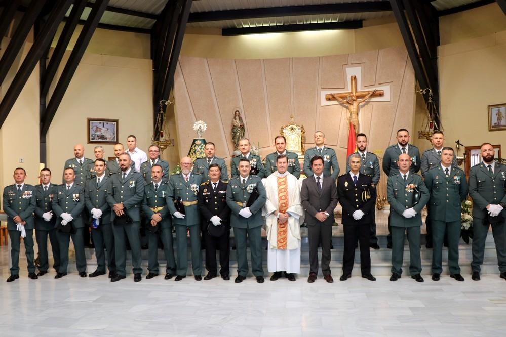 El Ejido conmemora el Día del Pilar con misa y procesión de la Virgen