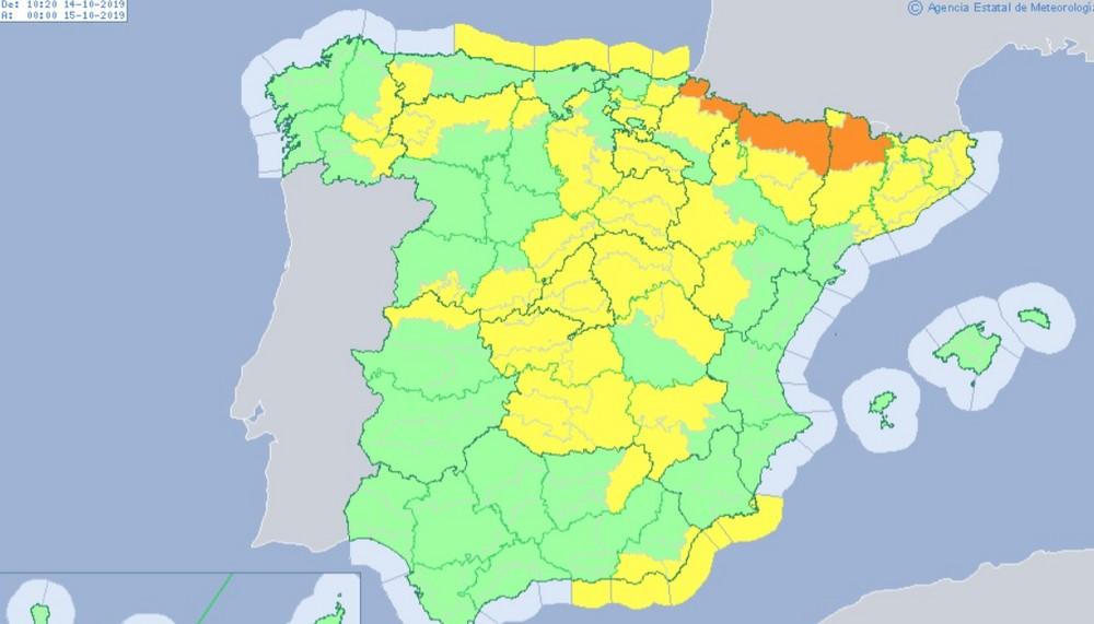 La AEMET activa la alerta amarilla en el Poniente almeriense por viento de Poniente y fenómenos costeros