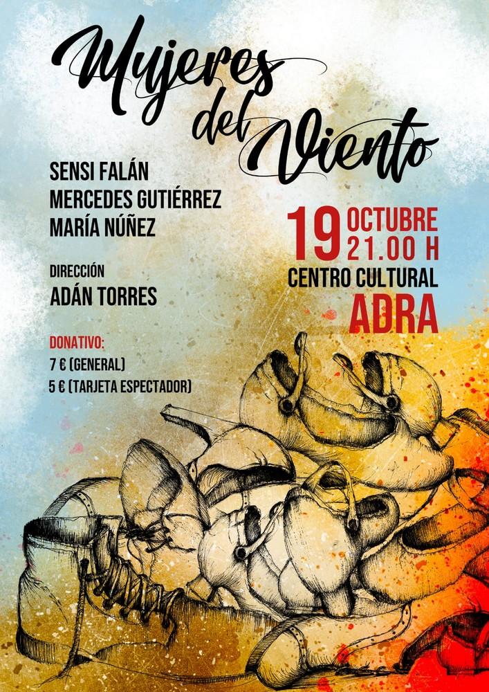 Llega a Adra ‘Mujeres del Viento’, obra teatral inspirada en la terrible masacre de 1937 conocida como ‘La Desbandá’