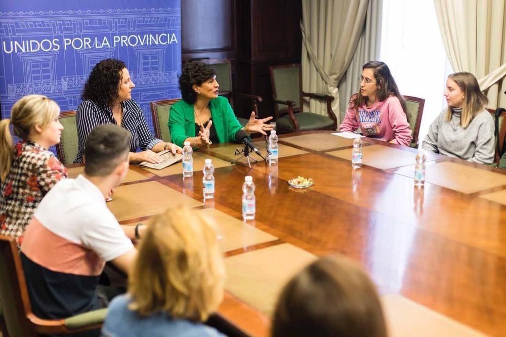 Cuatro jóvenes de Balanegra inician su ‘sueño europeo’ con el programa de voluntariado de Diputación
