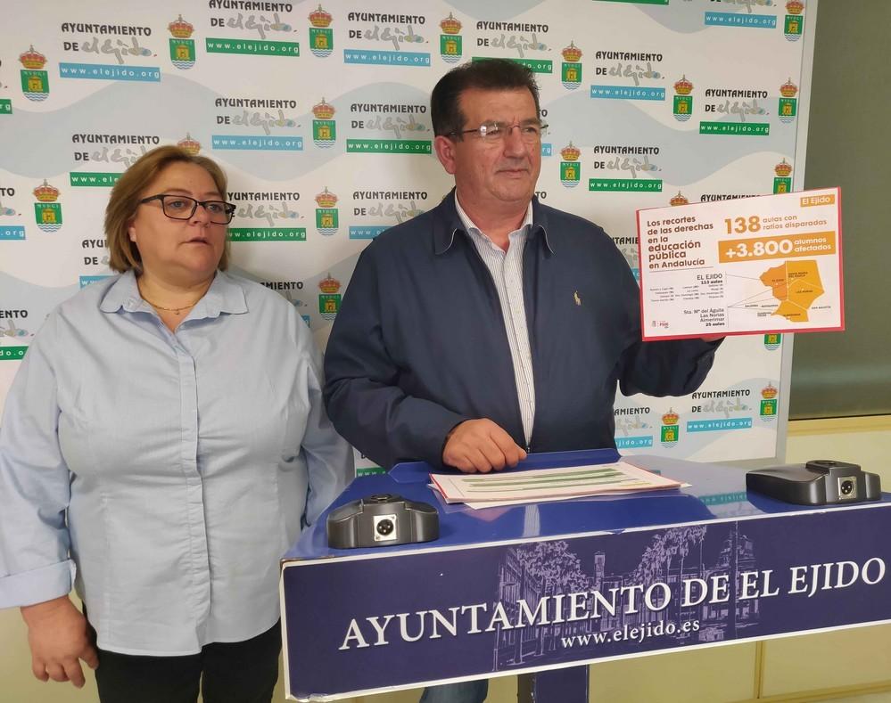 José Miguel Alarcón pregunta “de qué pueden presumir PP y Ciudadanos” tras reflejar inversiones de “cero euros para este año y 180.000 para el próximo” en materia educativa