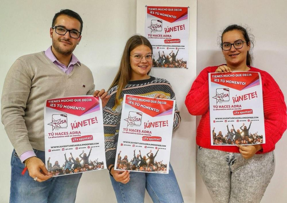 Juventudes Socialistas Adra presenta una campaña de afiliación y espera duplicar el número de afiliados