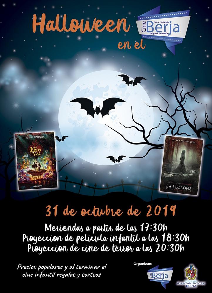 Berja celebra halloween este jueves con una tarde de cine en el Teatro