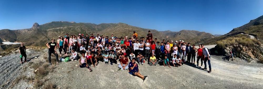 Alumnos del CEIP La Venta del Viso visitan el acueducto de Carcauz
