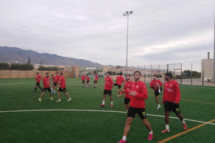 El primer equipo del CD El Ejido descansa este martes para empezar el miércoles la preparación ante el Real Jaén