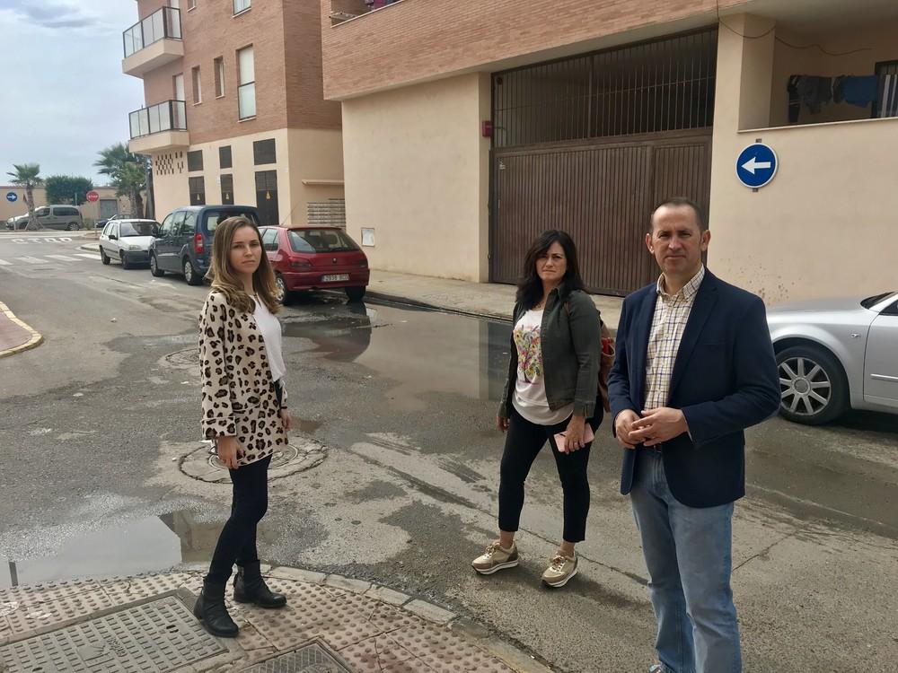 Cs El Ejido pide al equipo de Gobierno actuaciones en San Agustín y más seguridad