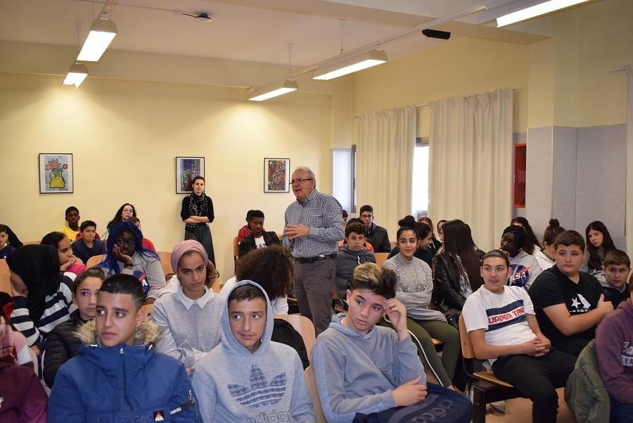 Bonilla cierra sus encuentros con el alumnado de 2º ESO sobre la violencia contra la mujer