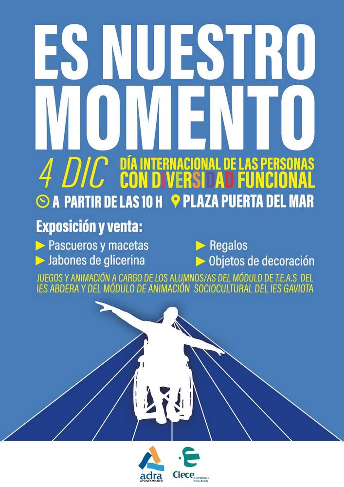 El Ayuntamiento de Adra conmemora este miércoles el Día de la Constitución Española y de la Diversidad Funcional