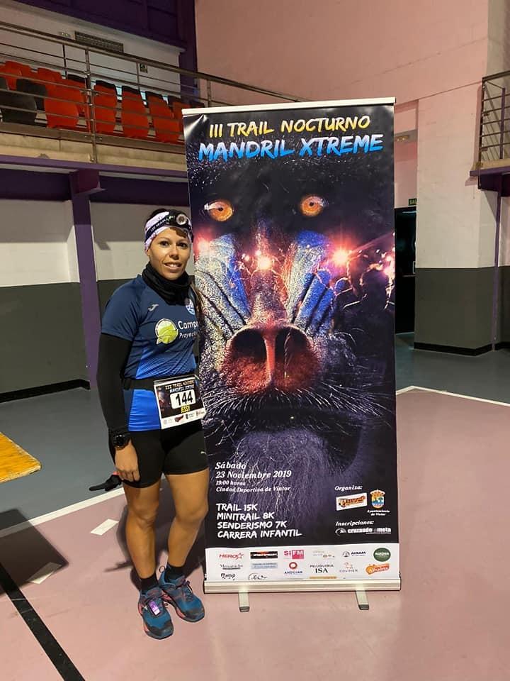 Jessica Martín vence en el Trail Nocturno Xtrem Mandril