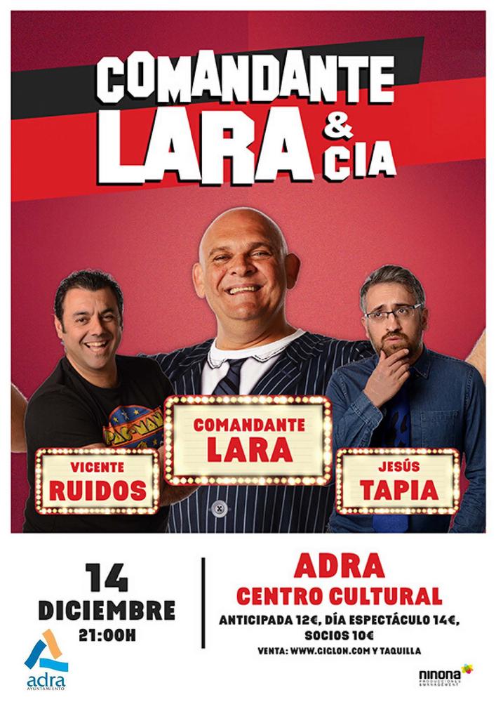 El humor gaditano de ‘Comandante Lara & Cía’ llega al Centro Cultural de Adra el 14 de diciembre