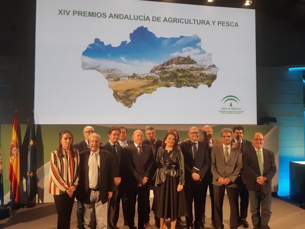 Góngora recoge en Sevilla el Premio a la Sostenibilidad de la Consejería de Agricultura para Frutilados del Poniente