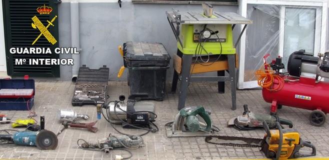 Detenido por robar material de construcción valorado en más de 15.000 euros