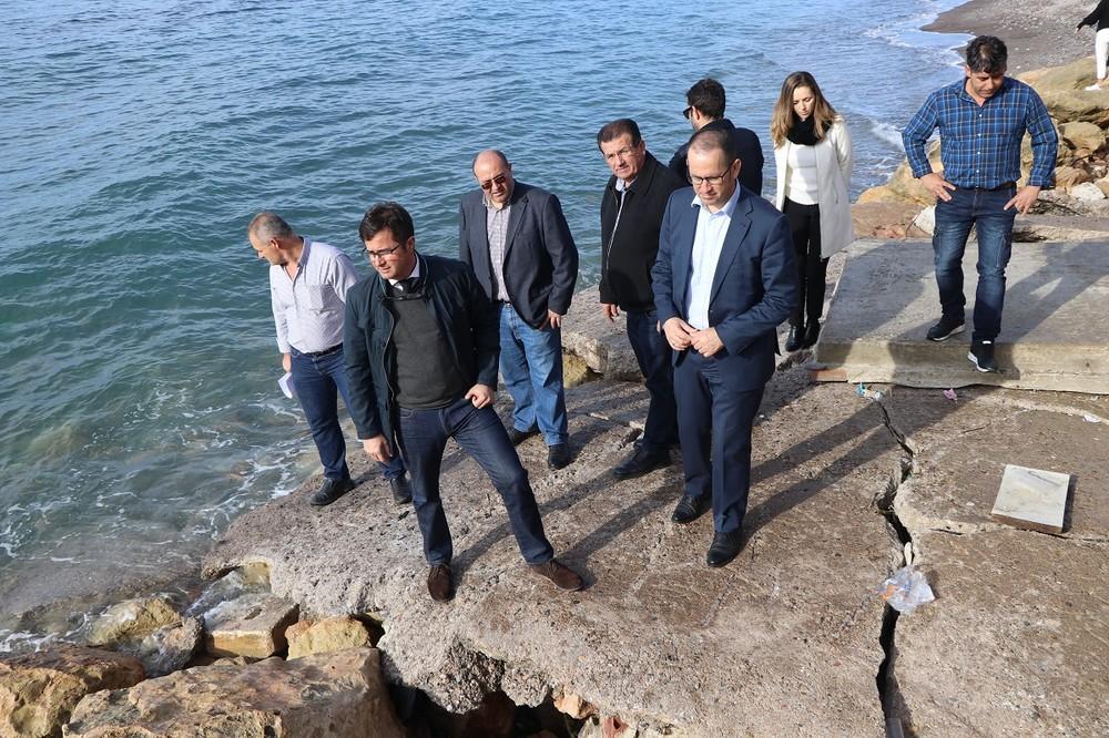 El Ayuntamiento exige al Gobierno Central que incluya en los presupuestos de 2020 una partida que dé una solución urgente, estructural y definitiva a los problemas de regresión de la costa de Balerma