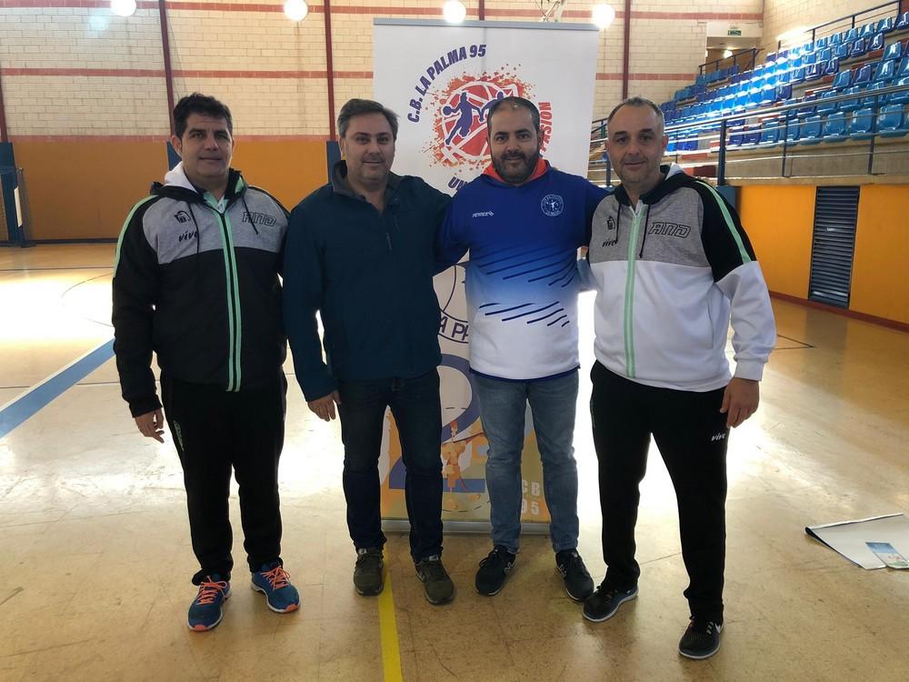 Los seleccionadores andaluces del CB La Mojonera imparten un clinic en La Palma Del Condado