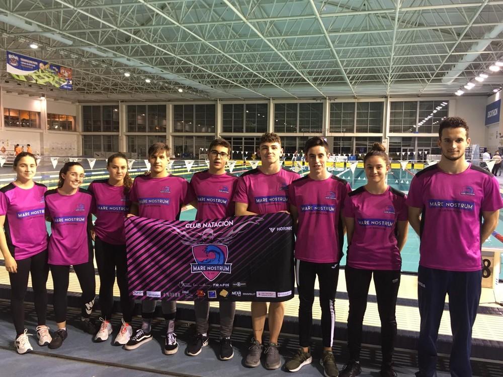 Intenso fin de semana para el Club Mare Nostrum de natación