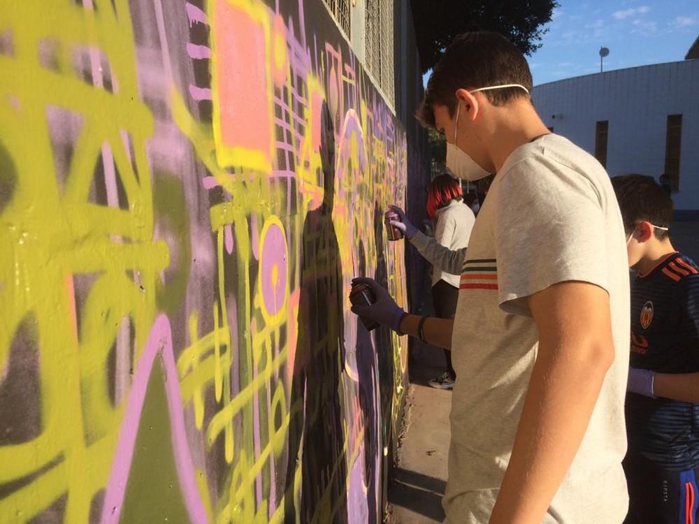 El graffiti adelanta su presencia en el Hip Hop Street 2020 con un taller centrado en la igualdad de mujeres y hombres