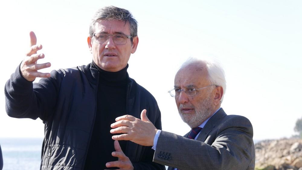 Cortés y de la Fuente comprueban la zona de La Habana que requiere actuaciones de protección