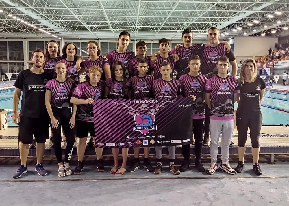 Mare Nostrum logra ocho medallas en el Campeonato de Andalucía Infantil de Natación