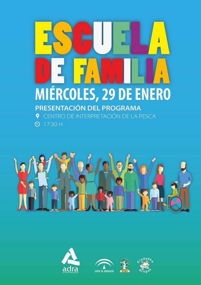 El Ayuntamiento de Adra presenta la iniciativa ‘La Escuela de Familia’ el próximo 29 de enero