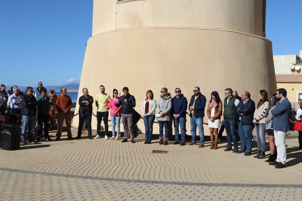 El gobierno local reivindica junto a los vecinos una solución definitiva, estructural y urgente a los problemas de regresión de la costa de Balerma y Guardias Viejas
