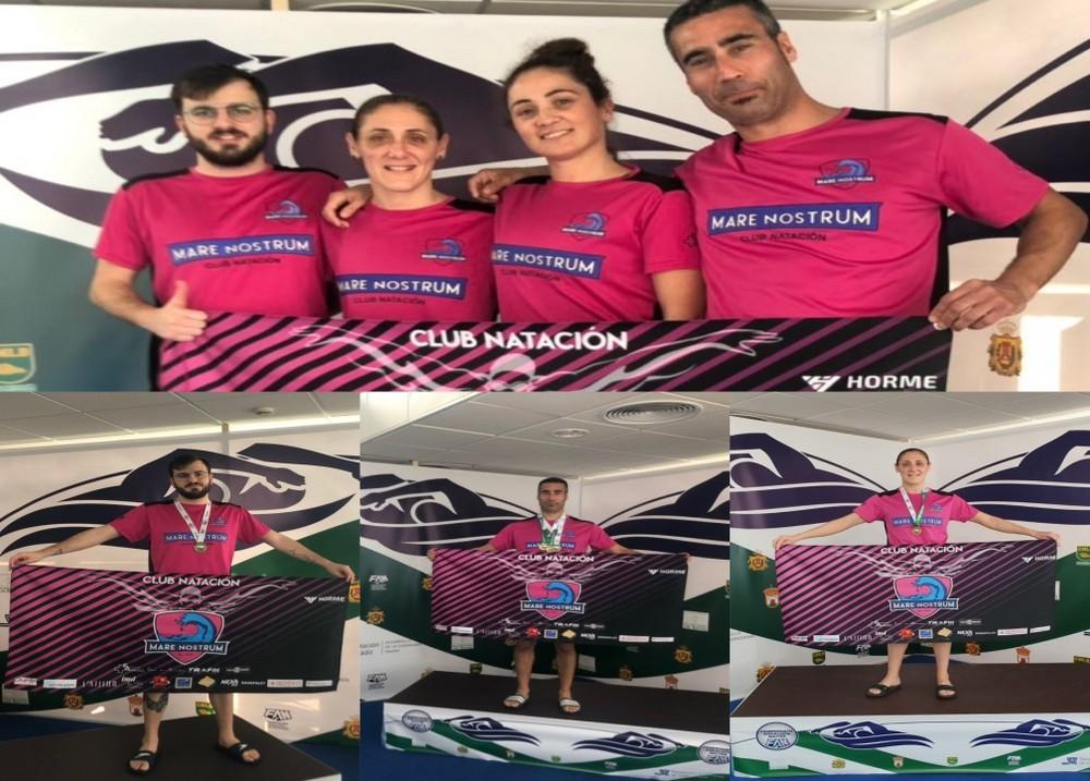 Fin de semana espectacular para los masters del CN Mare Nostrum en el Circuito Andalucía