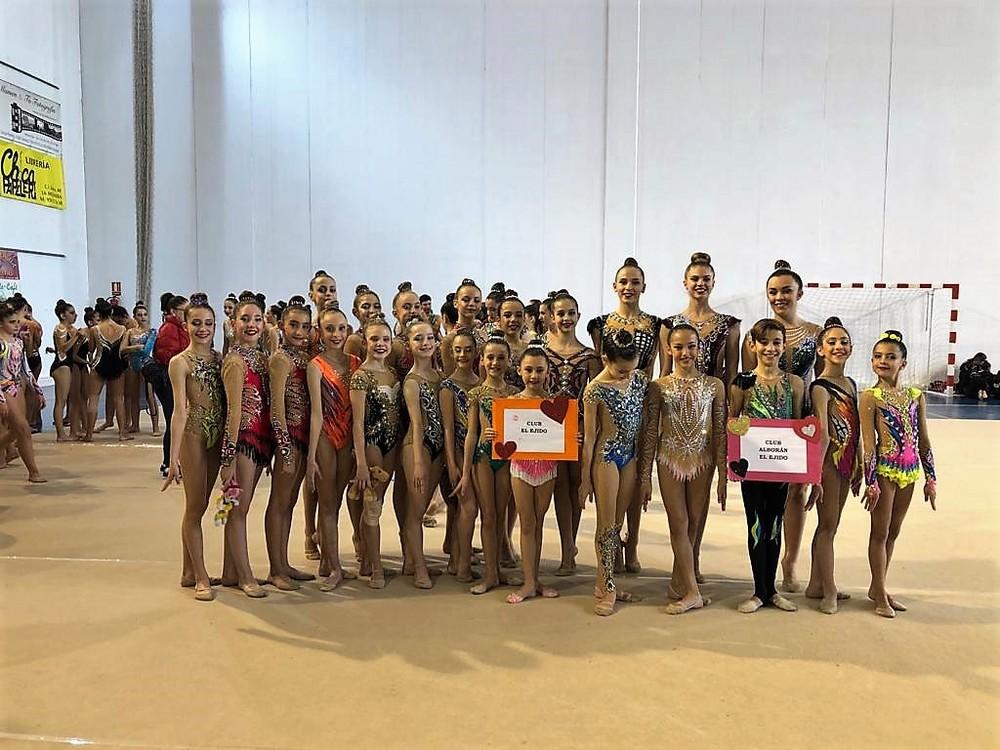 Rítmica El Ejido triunfa en los torneos de Pulpí y La Mojonera