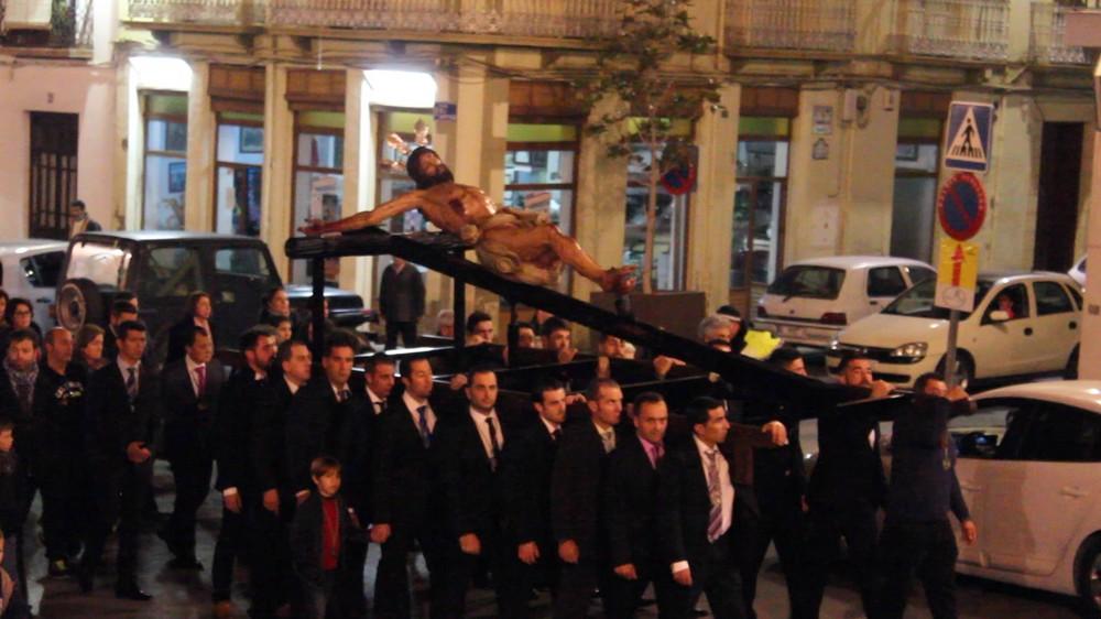 El Cristo de la Buena Muerte protagonizará este viernes el viacrucis de las cofradías de Berja