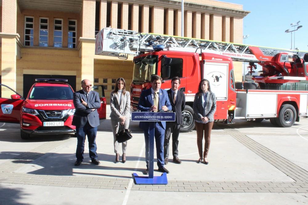 El Consorcio de Bomberos del Poniente dota a su parque móvil de tres nuevos vehículos que supondrán una mejora y optimización del servicio
