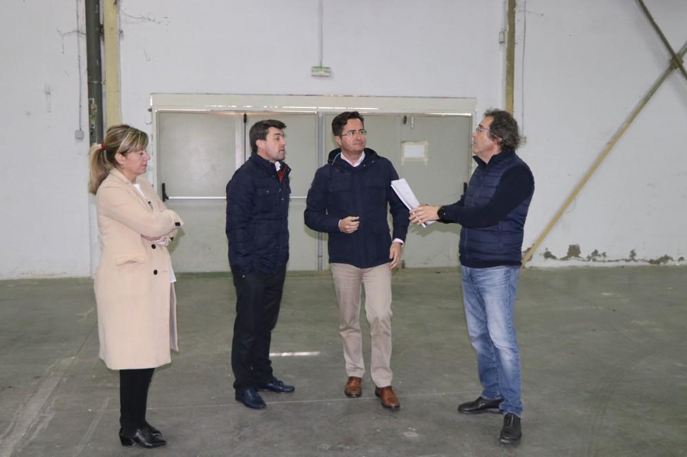 Visita a las instalaciones que albergarán el proyecto de ampliación del edificio de Servicios Sociales y adecuación del Centro de Usos Múltiples de Ejidomar