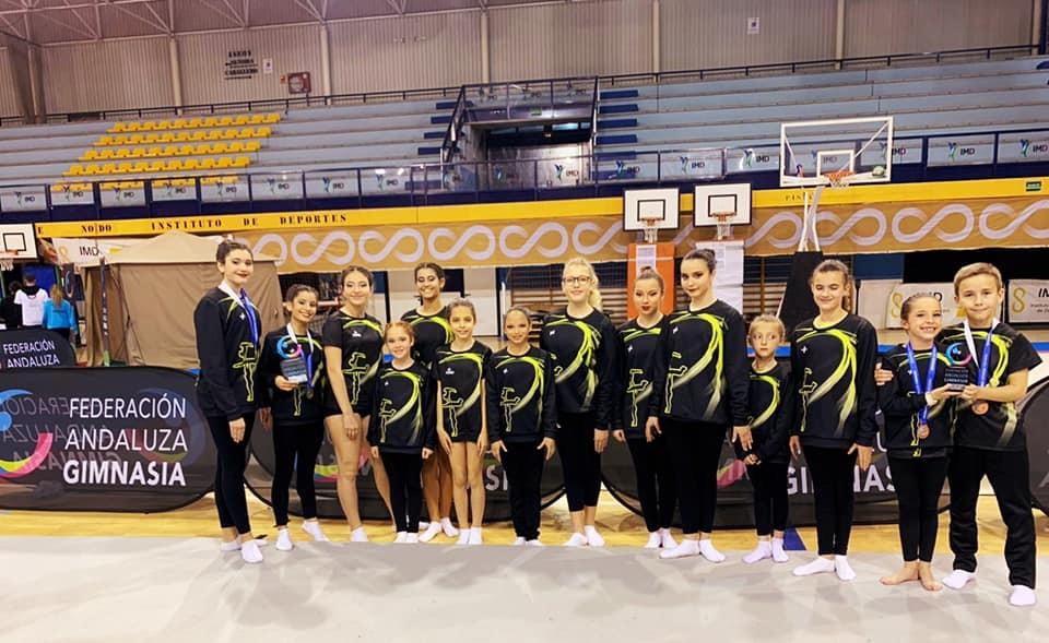 Acrobática El Ejido logra un oro y un bronce en el Campeonato andaluz