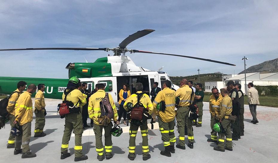 Andalucía contará con los medios del Infoca para hacer frente a la expansión del Covid-19