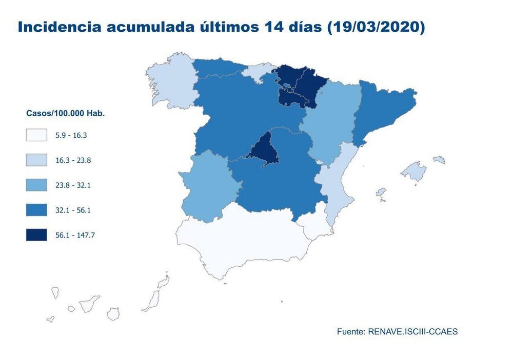 La provincia de Almería eleva a 46 el número de positivos en Coronavirus con nueve casos más en 24 horas