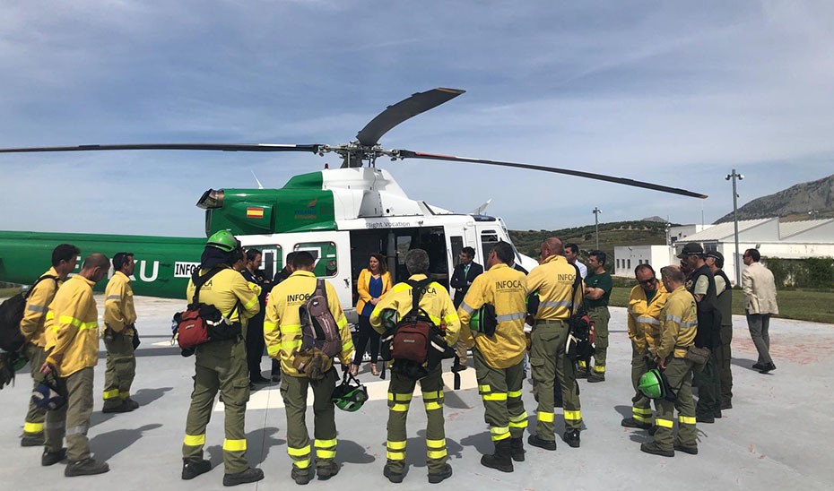 Un millar de efectivos del Infoca se movilizará para tareas de desinfección del coronavirus