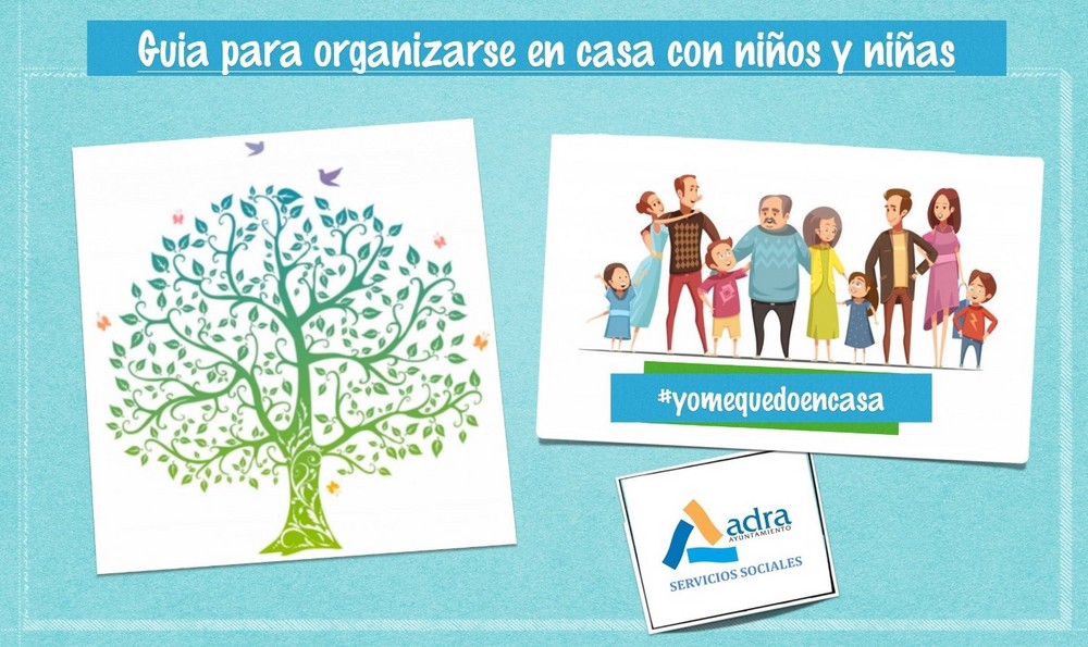 El Ayuntamiento de Adra crea una guía para familias con tips para organizarse en casa con los niños