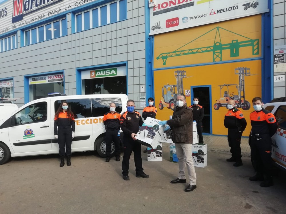 La solidaridad de las empresas almerienses combate el COVID-19